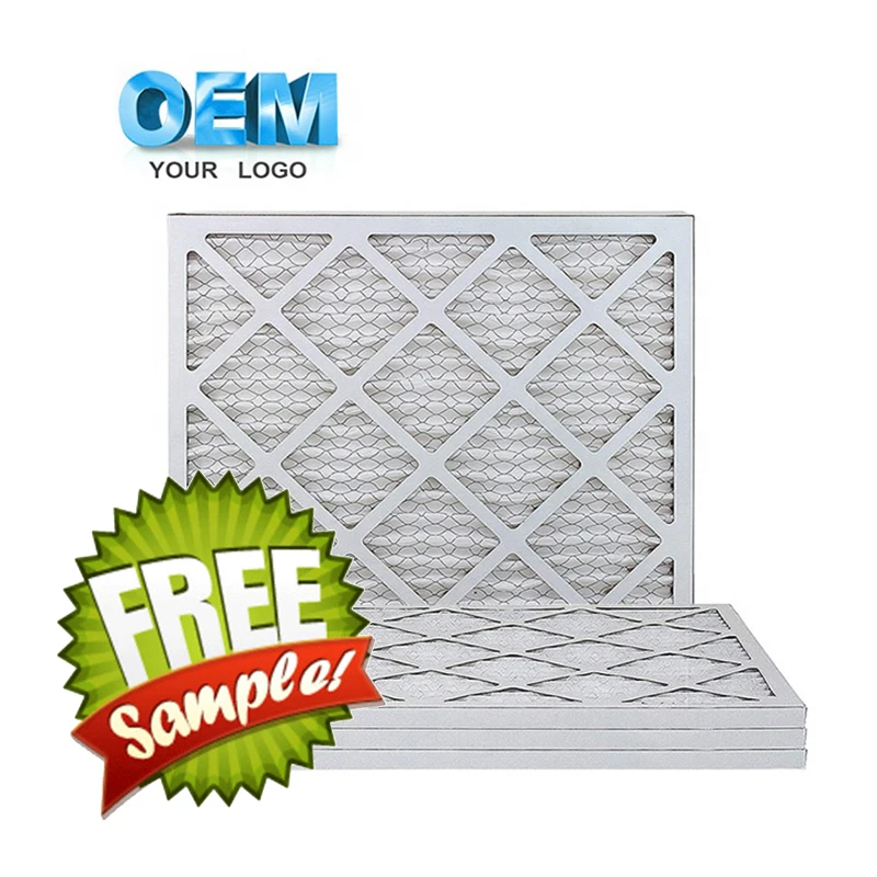 18x30x1 Certified EN779 20x24x1 Air Filter Washable  Pleated Pre Filter for pets family Remove Pollen Mold Bacteria Smoke