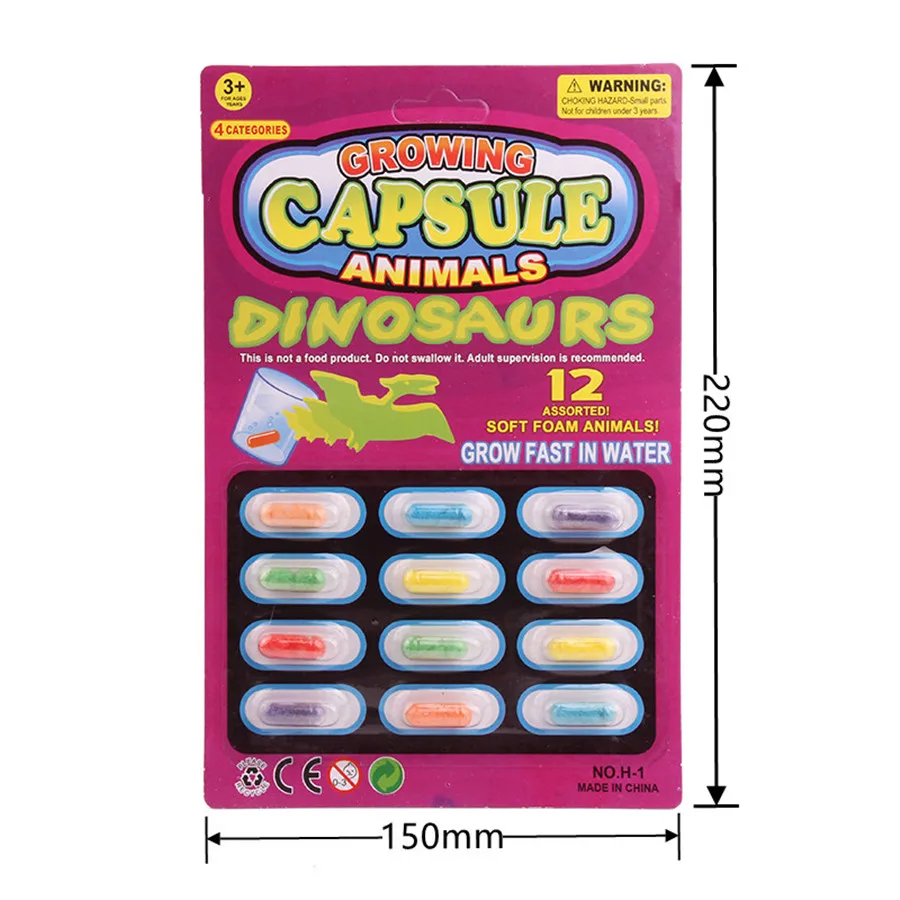 Hot Sales Water Growing Toys Water Swell Capsule Growing Capsule for Kids Creative Mini Amazing Soft Play Toys New Fancy Toys