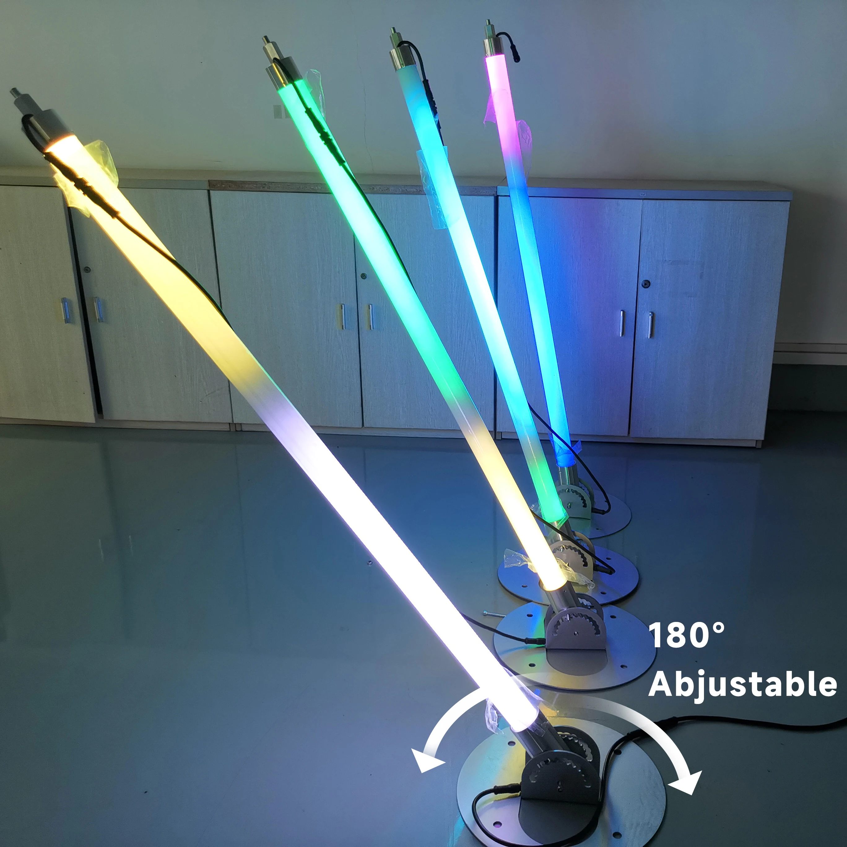 3D DMX controller LED Meteor Tube with starfall for ceiling and wall