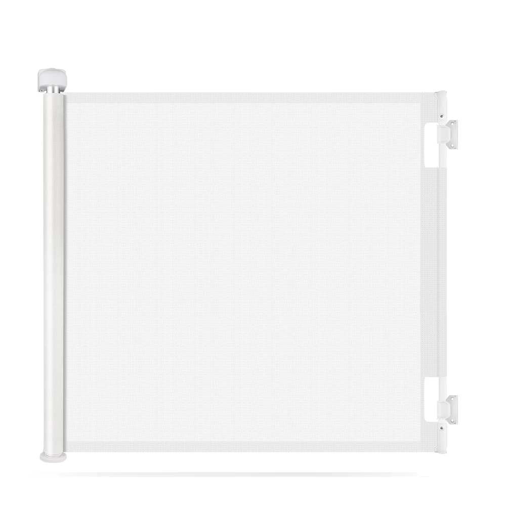 High Quality Dog Cat Kids Child Safety Pets-Mesh-Gates Children Door Stair Sliding Retractable Safety Baby Pets Gate