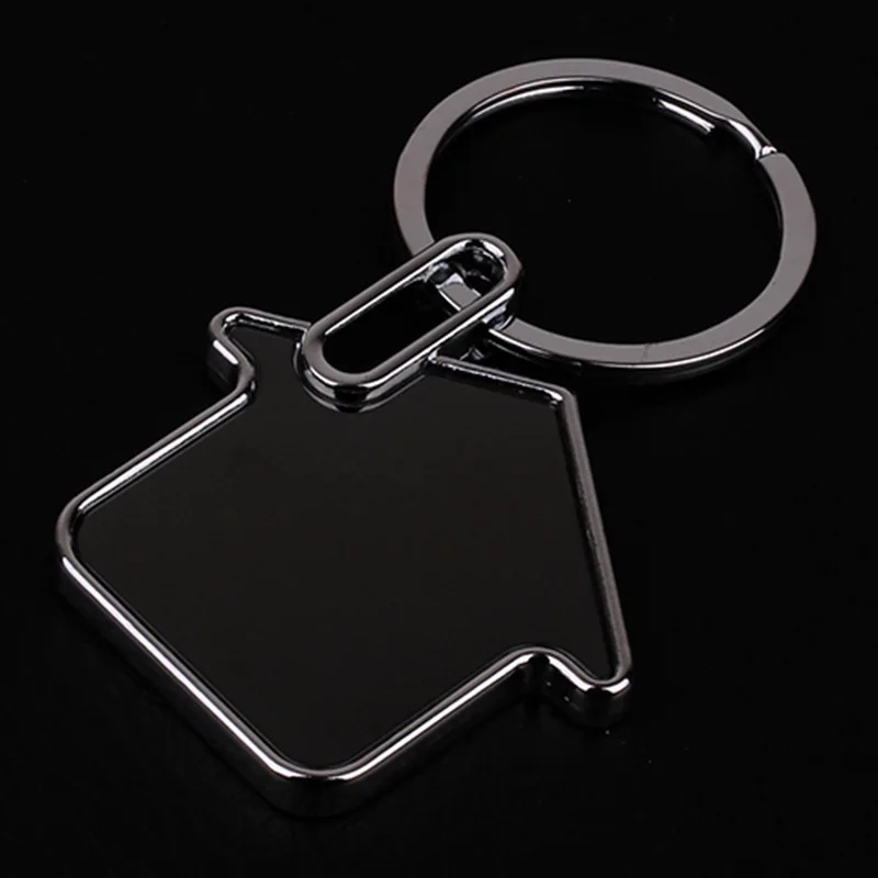 Promotional Use Custom House Shape Key Chain Real-estate Advertising Gift Keychain