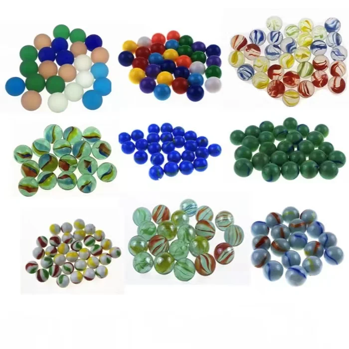 14-25mm Color Round Spot yellow green blue red white black color round soild big glass marbles ball 16mm Big Glass Marbles Ball