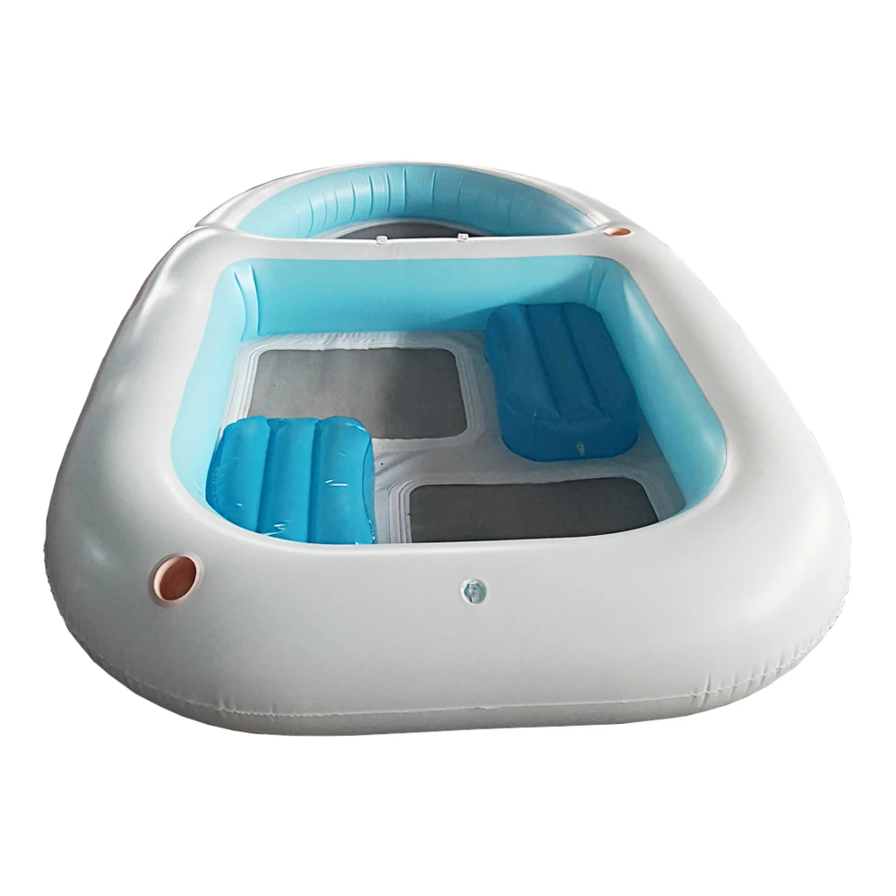 Custom Inflatable Yacht Dock Platform Floating Island Fishing Kayak Boat Bay Breeze Pool Float