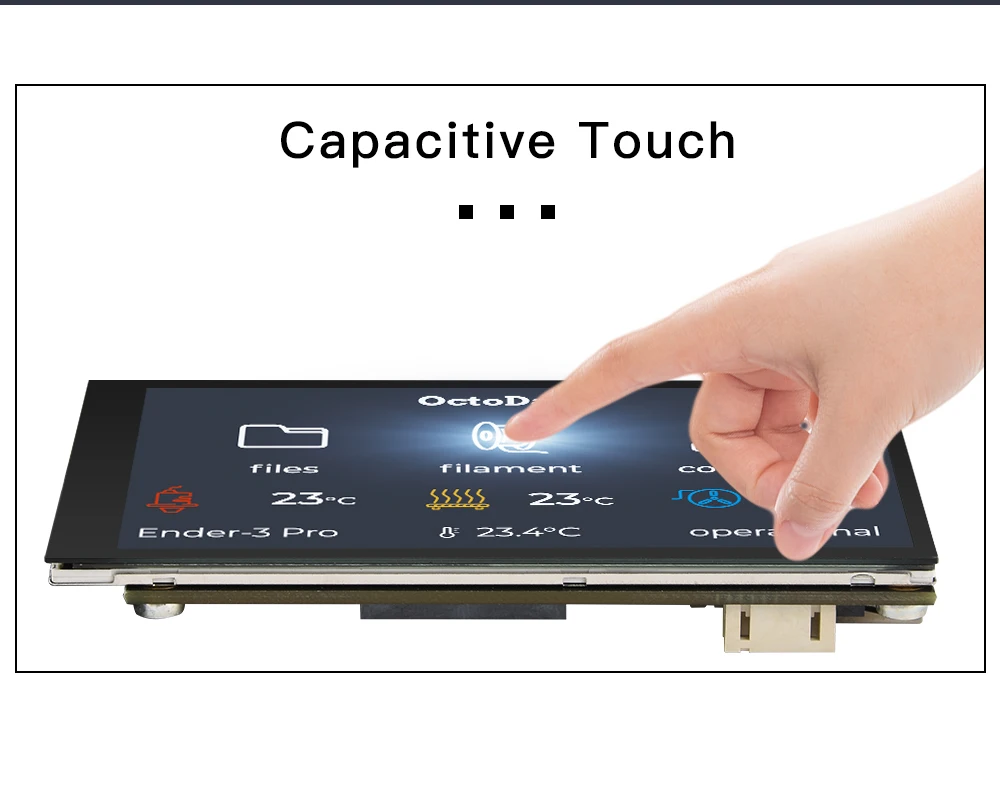 5 Inch 720x1280 Capacitive Multi-touch Screen reTerminal Embedded Linux Computer for Raspberry Pi 4 CM4 Module