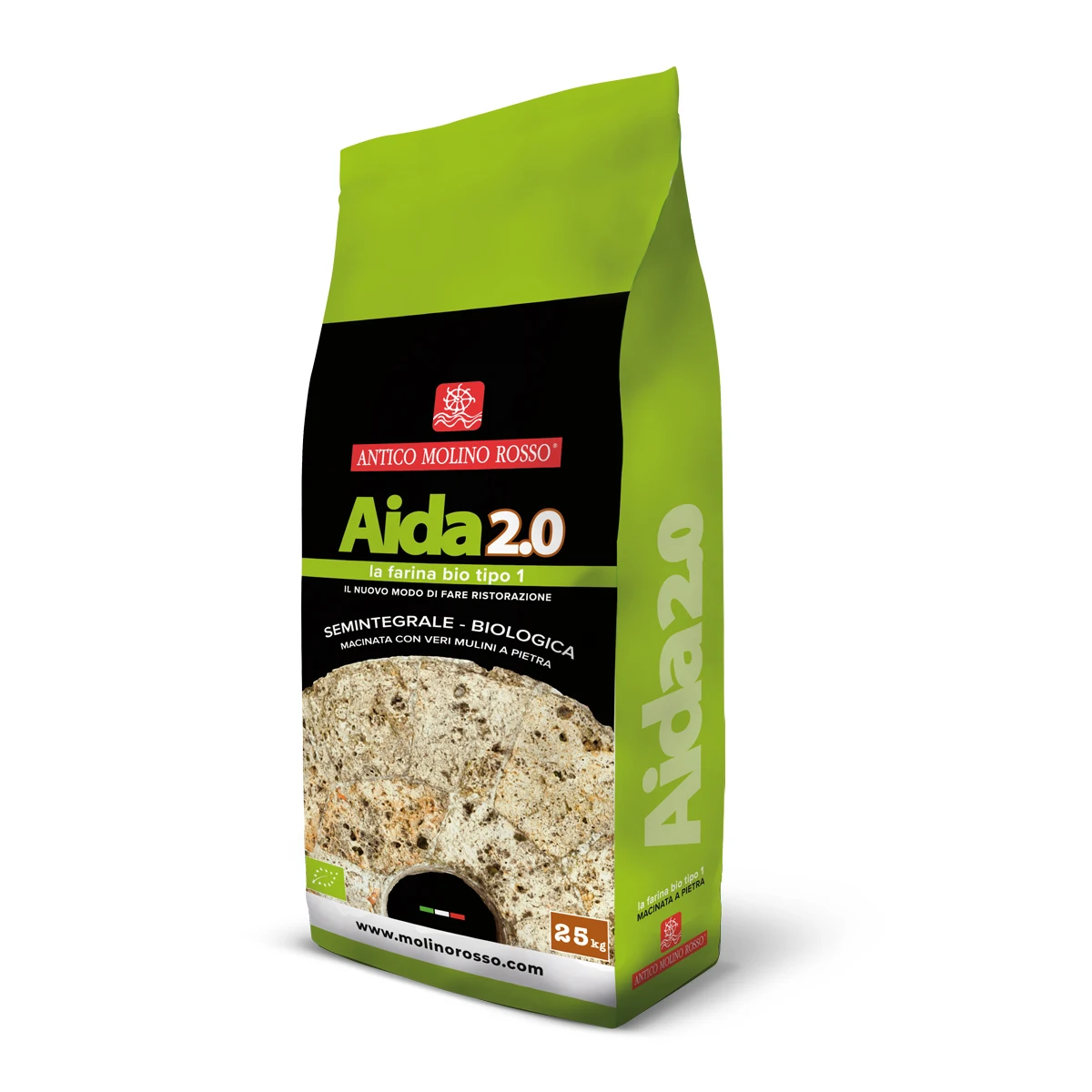 100% Made In Italy  Antico Molino Rosso Organic Flour Stone Ground Semi Wholemeal Certified Flour  From Organic Farming