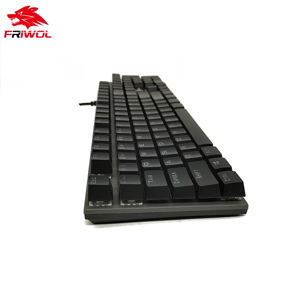 Friwol Custom Backlit 104 keys Wired Gamer Gaming Mechanical Keyboard