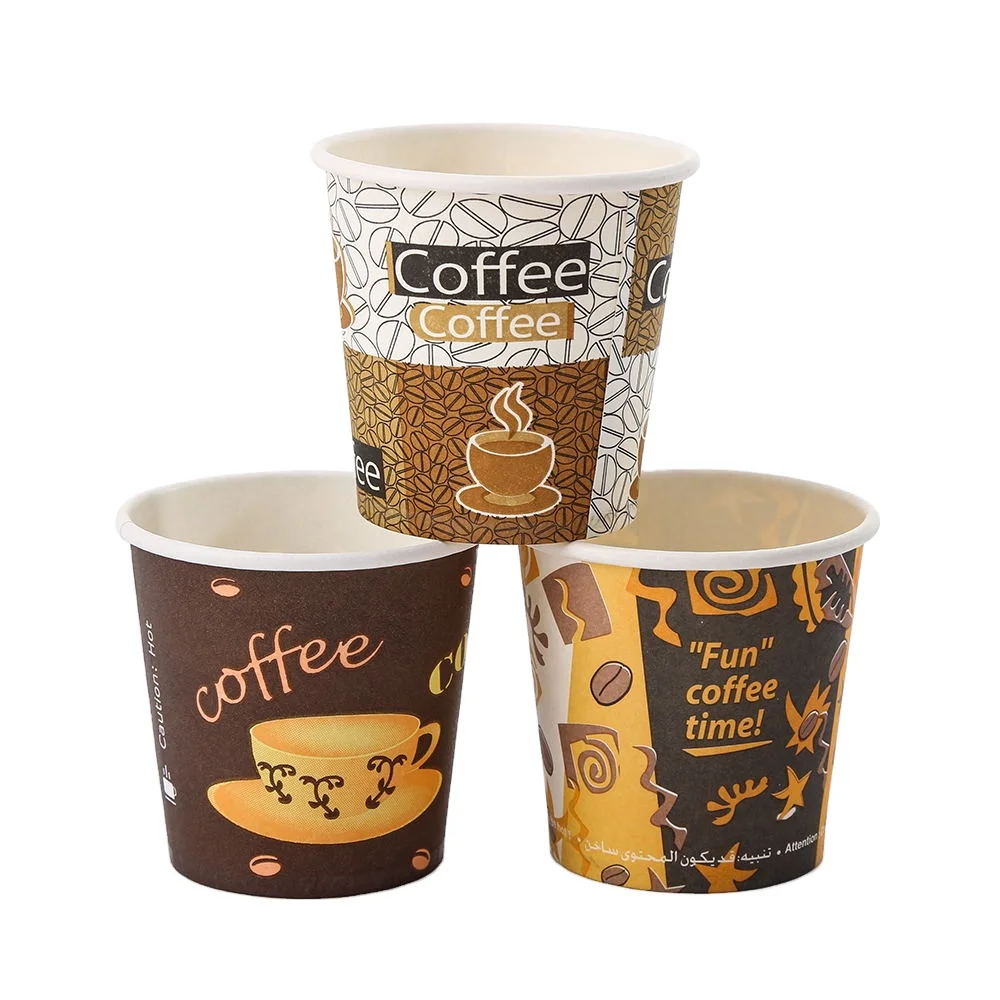 
New Design Fashion Style Single Wall Disposable Paper Cup 7 Oz Wholesale Manufacture Printed Logo 