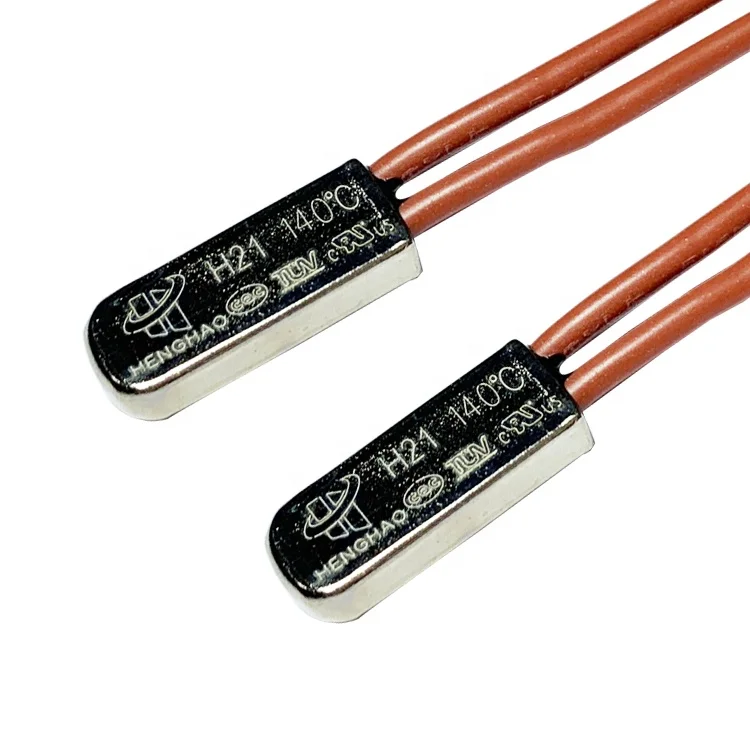 Large current 250V 5A 10A 16A H21 Metal Case Automatic Bimetal Thermostat Switch For Transformer