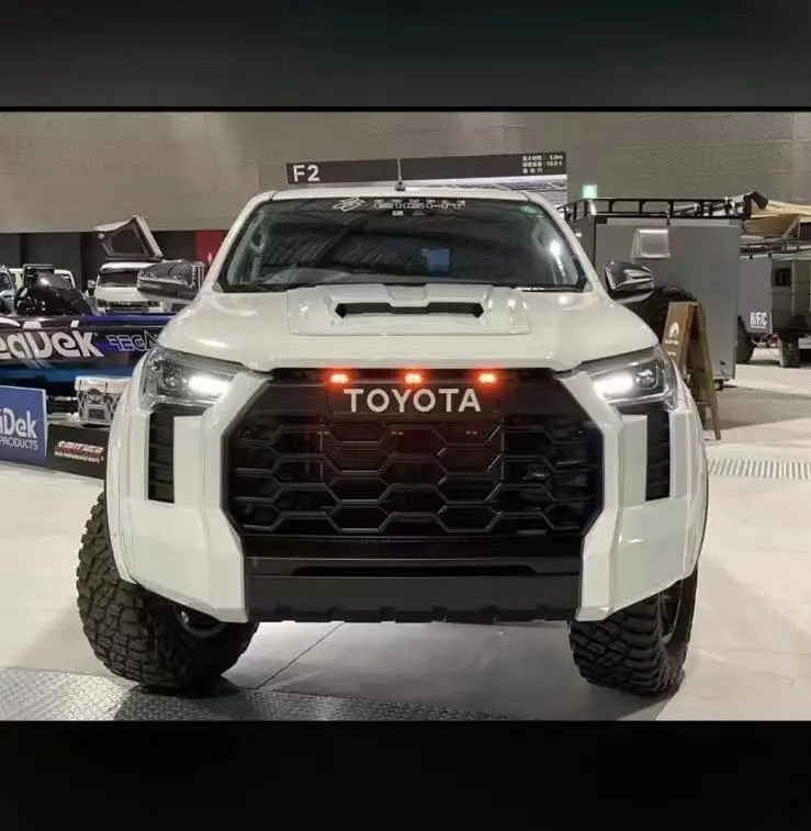 KLT автомобильные аксессуары facelift передний бампер для hilux revo rocco 2015-2021 рестайл до 2021tundra модифицированный