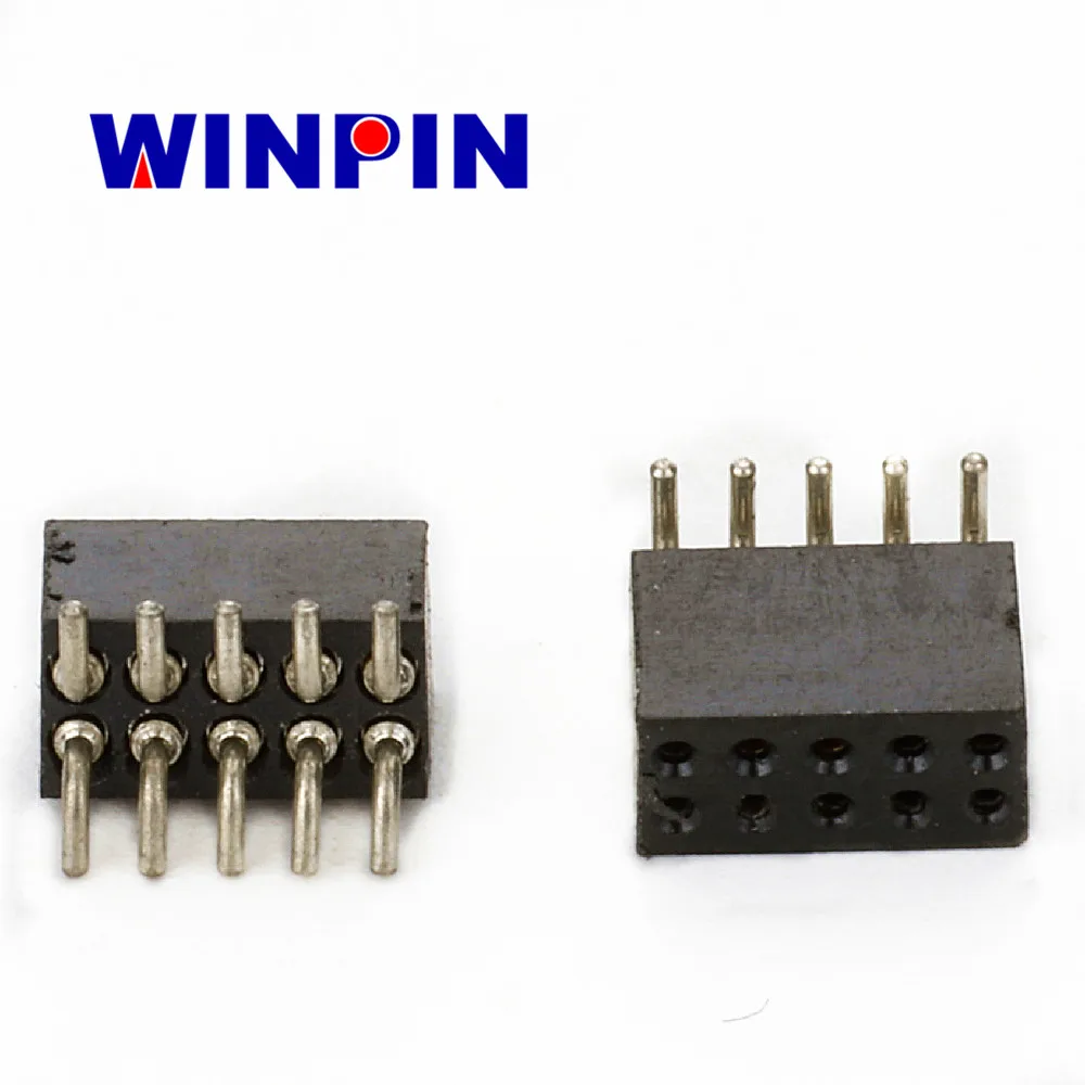 Low Profile 1.27 IC SIP Socket Pin Connectors Machine Pin female header surface Mount Vertical 1.27mm pitch 10pin smt