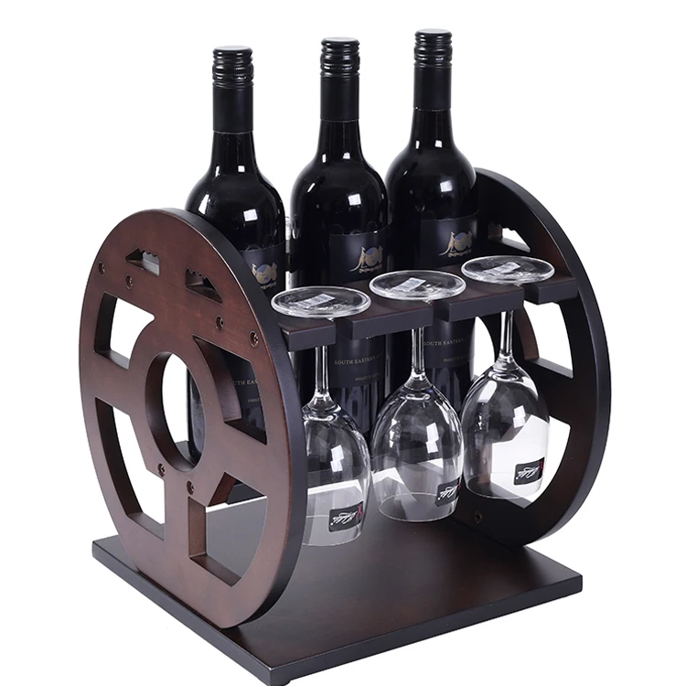 Wall Glass Wine Rack Bottle Holder