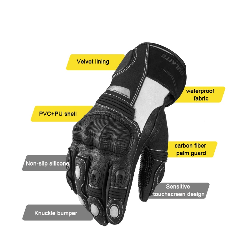 Man Woman Winter Bike Warm Windproof Water Proofing Proof Worm Waterproof Touch Motorcycle Plush Ski Glove