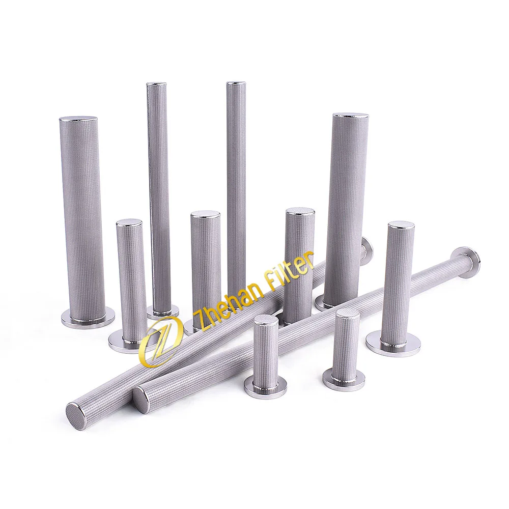 stainless steel cartridge filter element 0.2 micron high pressure titanium sintered filter element hebei water filter element