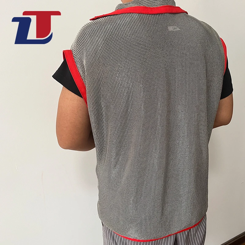 High grade Anti-cut Metal Body Armor Stainless Steel Ring Mesh Chainmail cloth apron for Protecting body