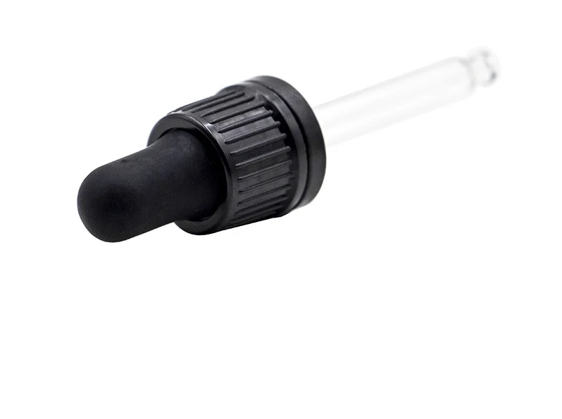 Новый дизайн прозрачная пластиковая стеклянная капельница 18 мм для бутылок