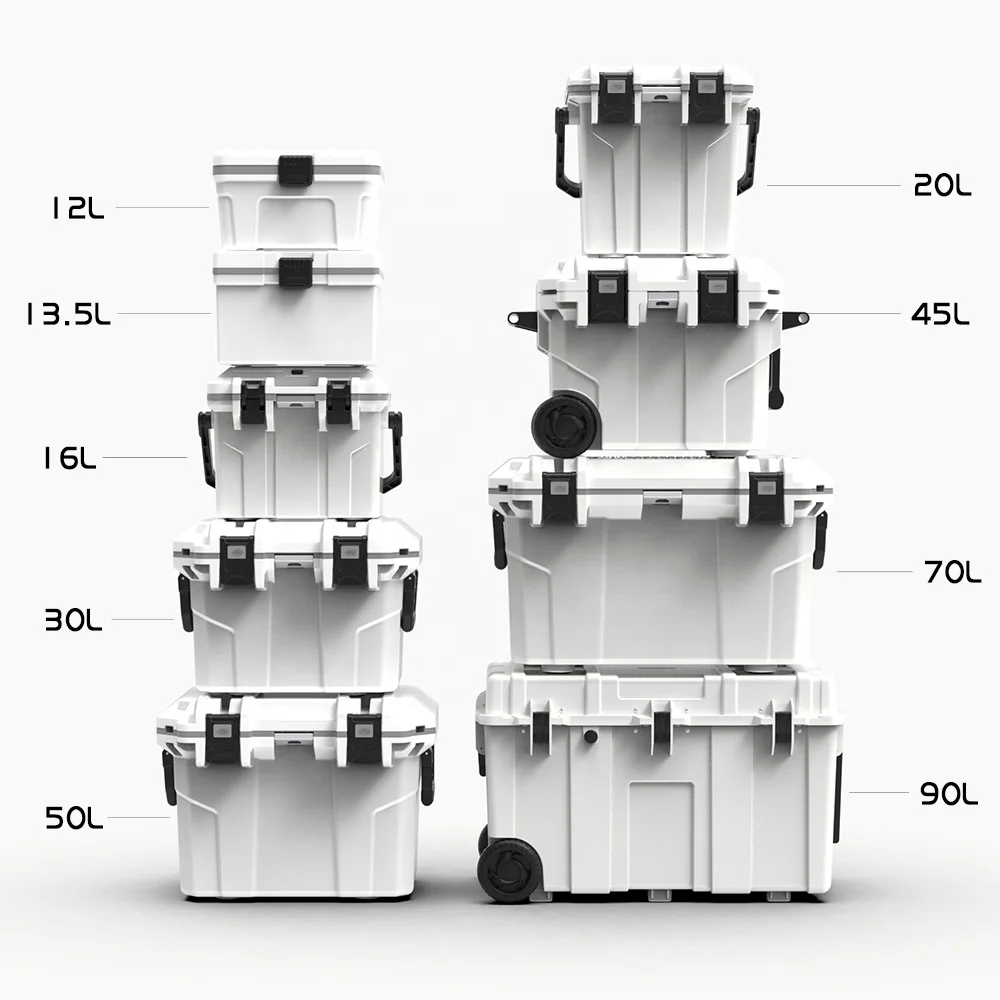 Прямая поставка с завода изолированный жесткий кулер 45qt коробка для льда портативный кемпинга рыбалки