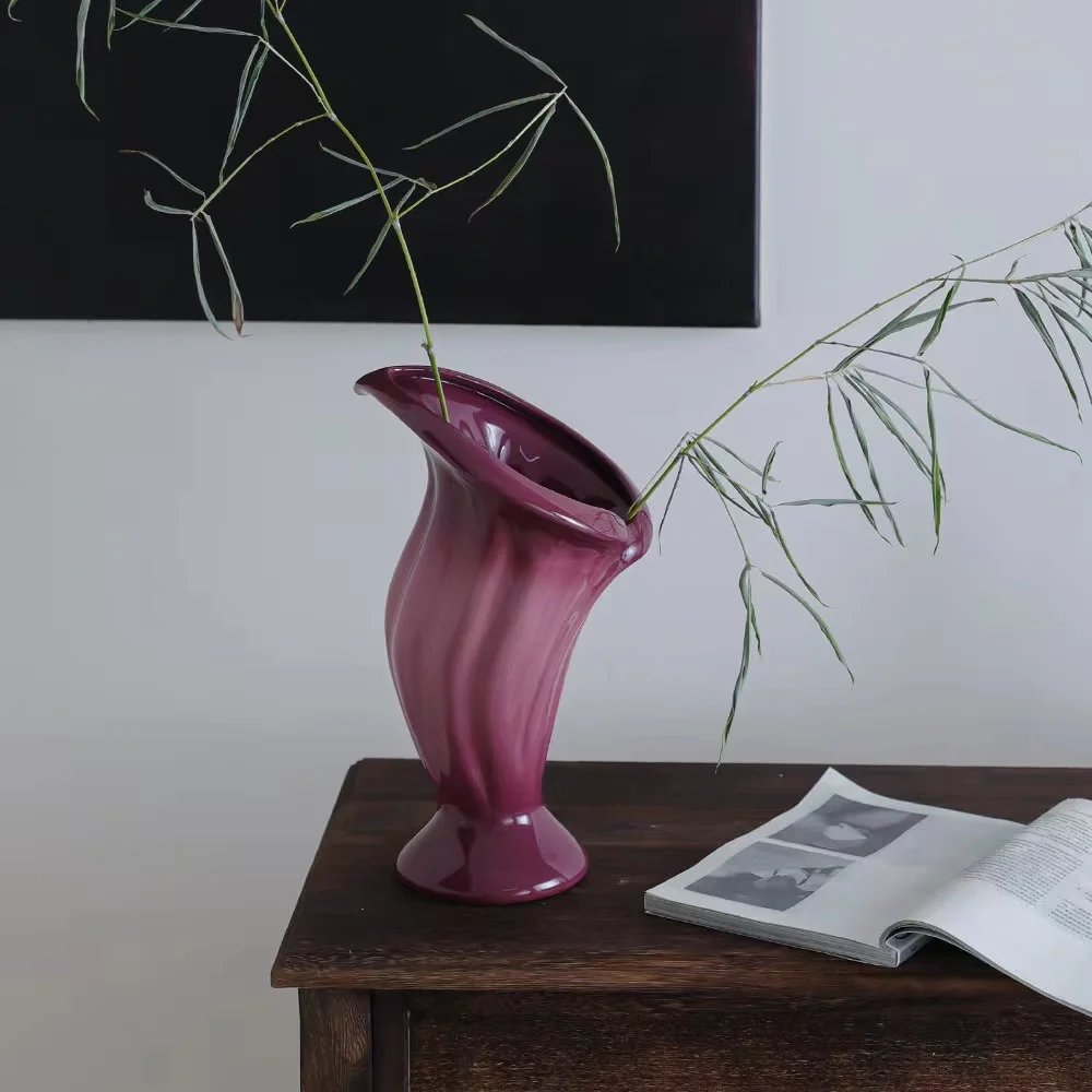 Calla Lily ceramic vase Advanced artistic sense creative hydroponic flowers vase ceramic ceramic and porcelain vases