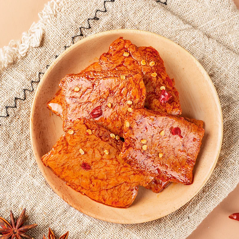 Genji food meat substitute high-protein snack juicy vegan food hang tang traditional snacks low fat meat vegetarian steak