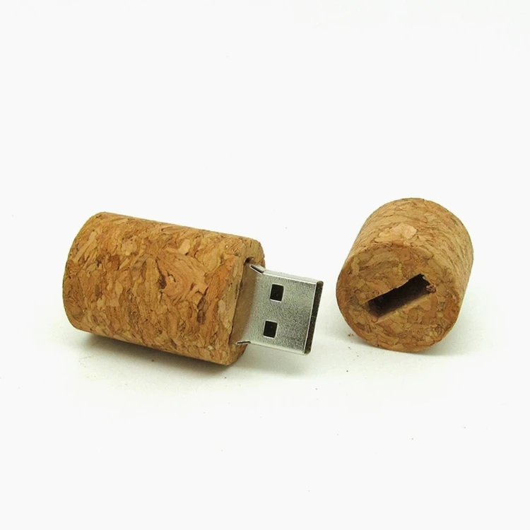 Hot Selling Eco-Friendly Recycled Cork Usb Flash Driver 1Gb 2Gb 8Gb 16Gb 4Gb