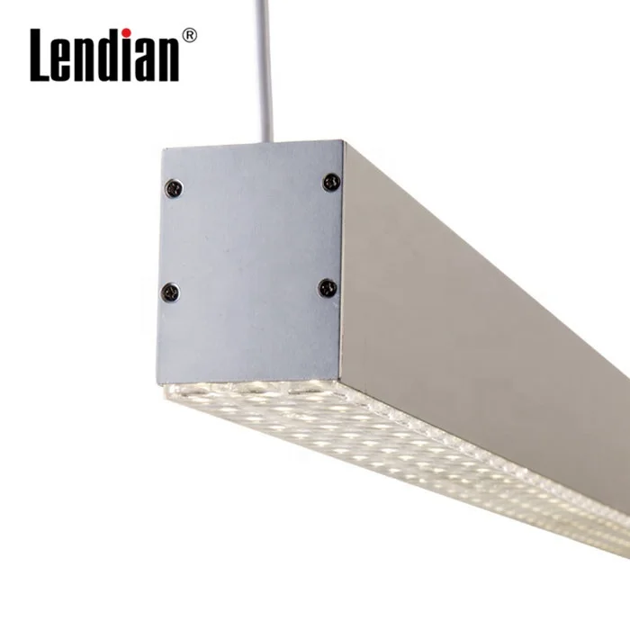 Wholesale CE indoor rectangular bright cct dimmable 20w 30w 40w 50w led pendant linear light