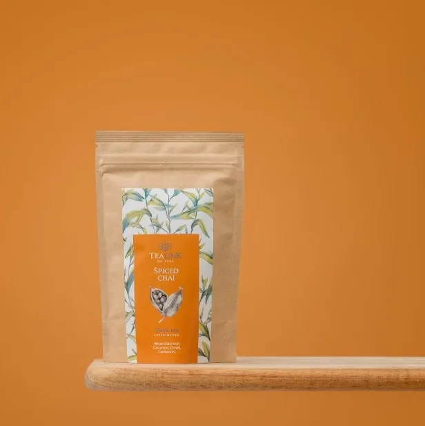 Award Winning Spiced Chai Robust Indian Loose Tea Blended with Exotic Spices with a Rich Spicy Warming Taste For Wholesale