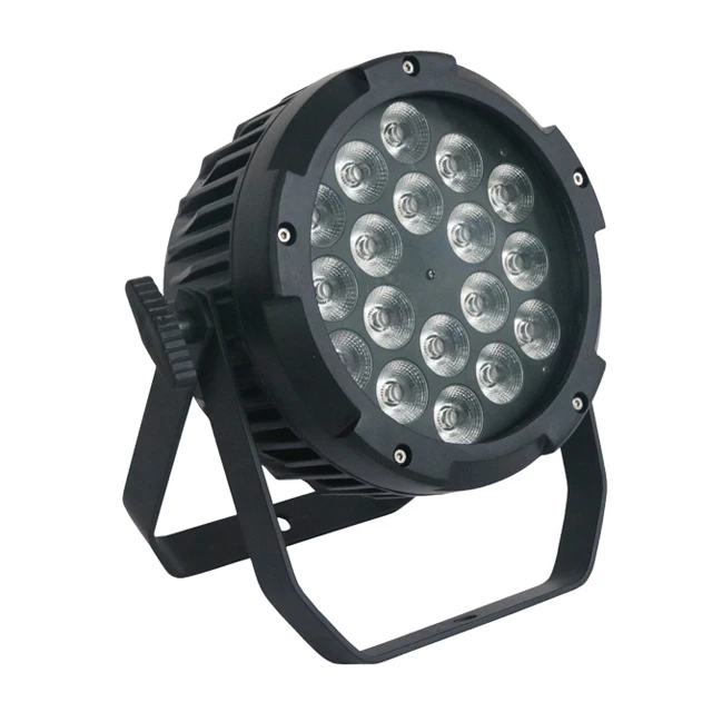 Winlite IP65 waterproof aluminum 18x18w rgbwa-uv led flat par light