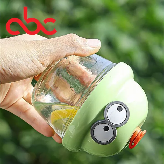 Wholesale 7oz 210ml Wide Lid Glass Drinking Mug Straw Coffee Beer Fruit Juice Drink Cup Female Summer Glass Home Cups