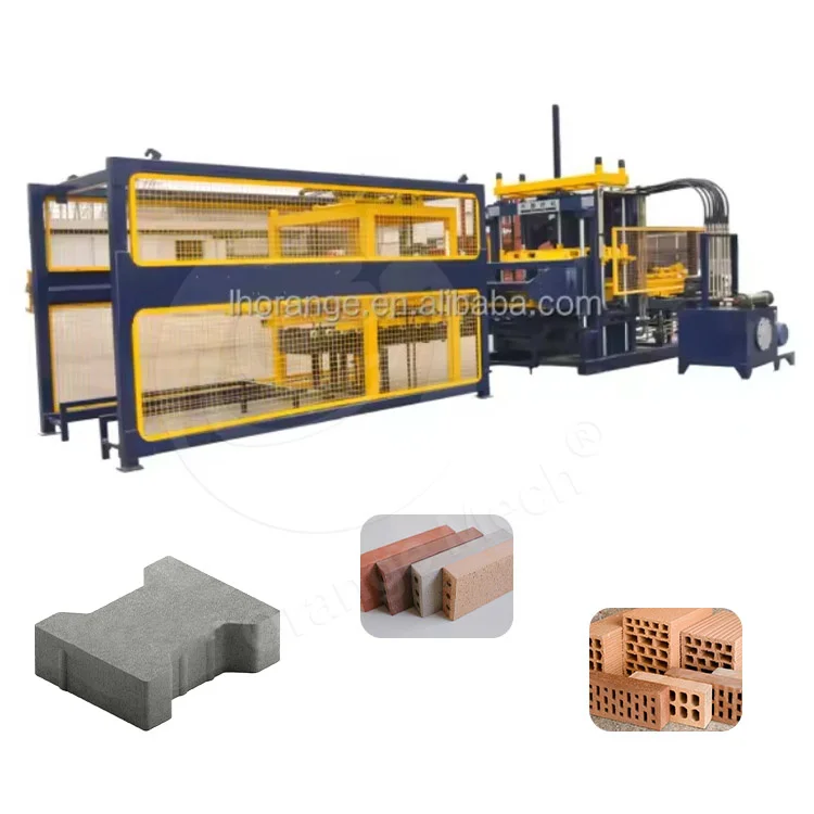 2021 Hot Sale Cement Concrete Block Brick Making Machine  Automatic Interlocking Pavement Hollow Bricks Machine