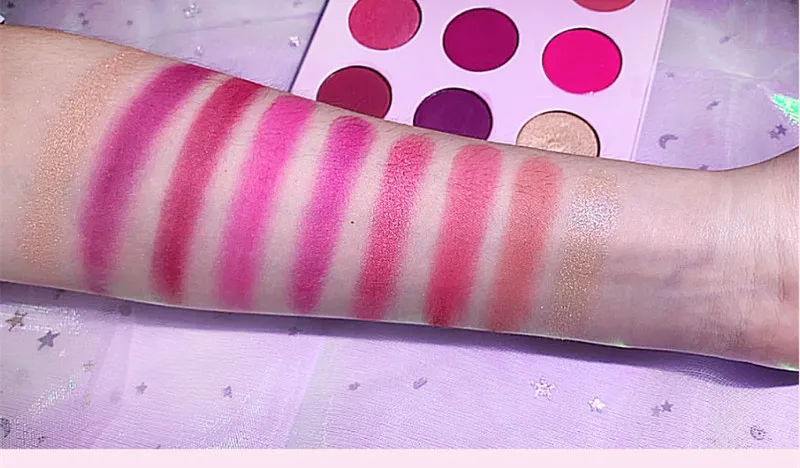 Hot Sale 9-Color Waterproof Glitter Eyeshadow Palette Matte Finish Shimmer Private Label-High Powder Makeup Factory Direct