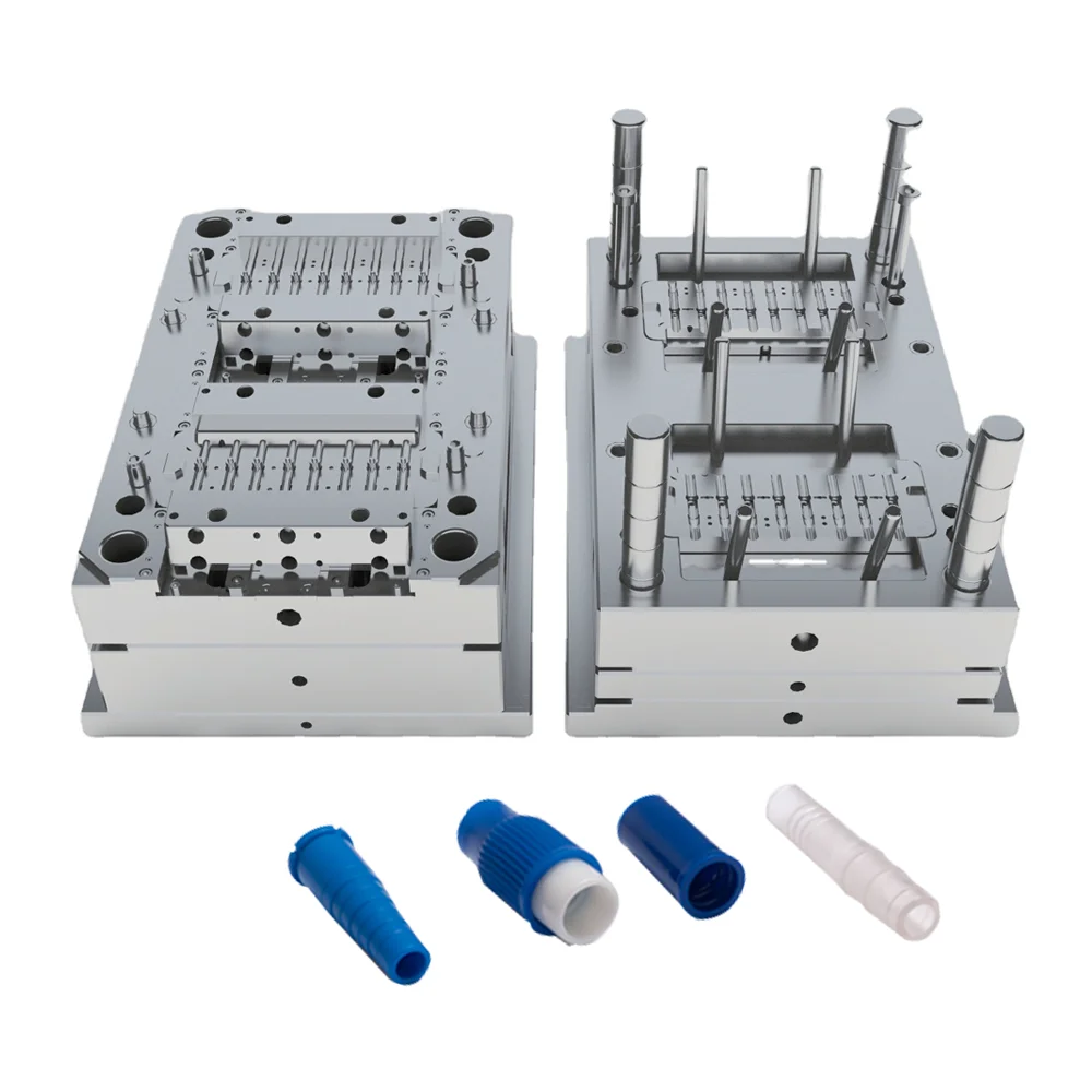 Wholesale Medical PC Urine Bag Components Catheter Connector Mould Plastic Injection Mold For Hospital