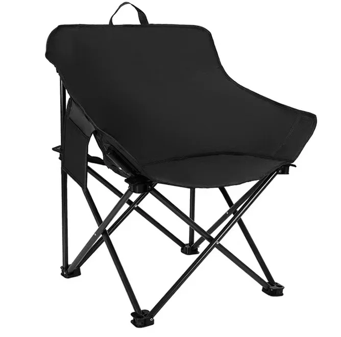 JOY Hot selling outdoor folding portable lounge chair fishing bench with widened base and storage bag on the side