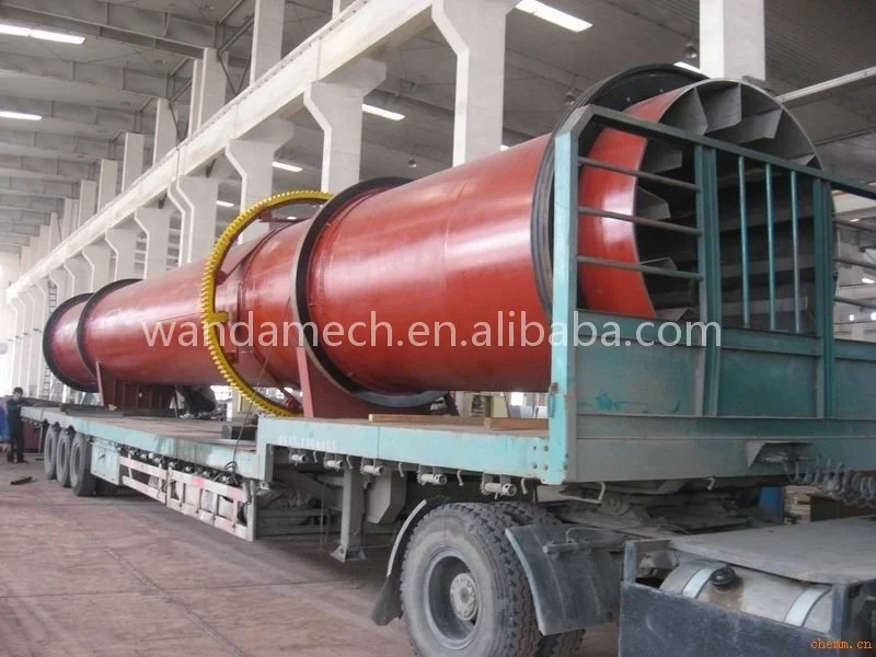 poultry dung chicken manure rotary dryer for fertilizer line