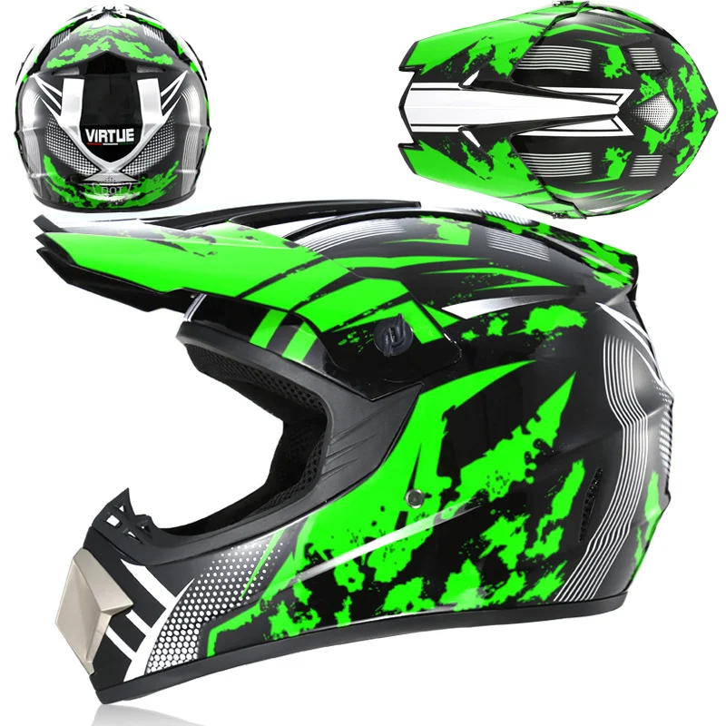 SUBO Motorcycle Helmets Dual Sport Flip Up Front Adventure FF324 Motorcycle Crash Helmet Uncovering Helmet