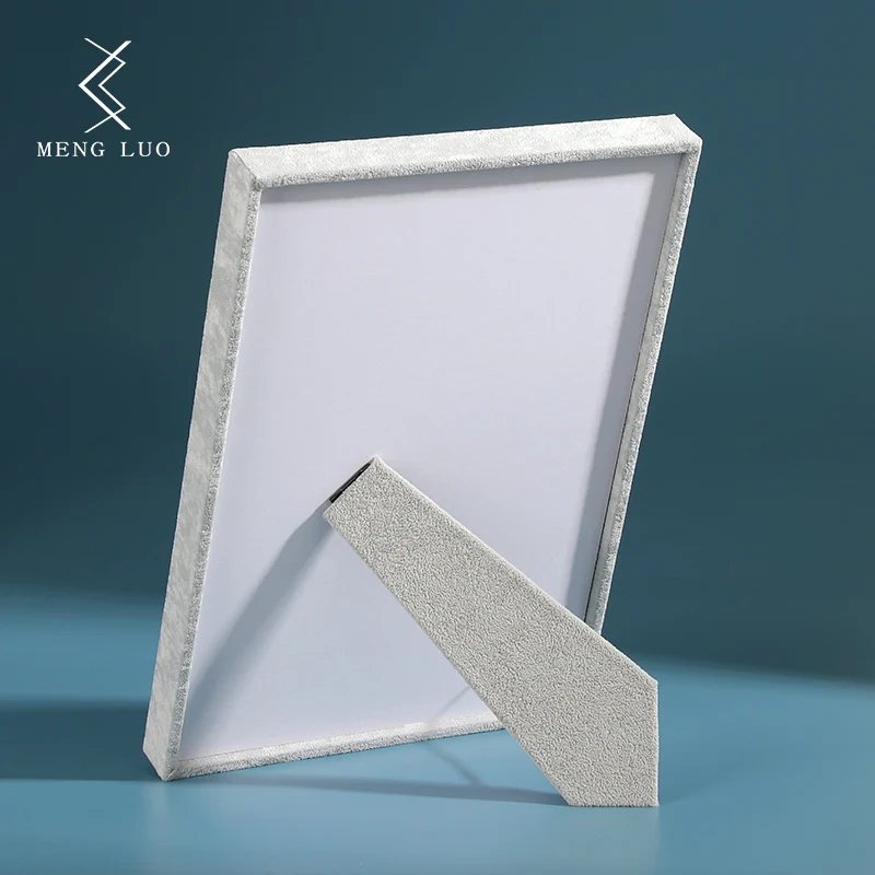 Velvet Jewelry Ring Display Stand 50 Ring Holder Jewelry Stand Upright Display Card Display Board Props