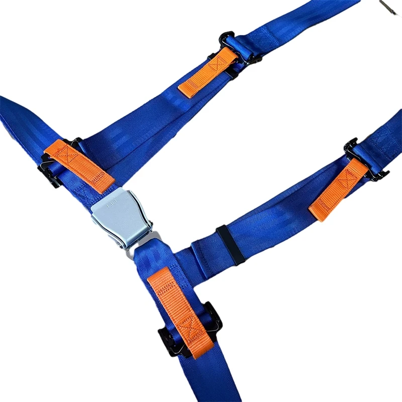 New Design Aircraft Buckle Racing Car 4-Point Seat Belt
