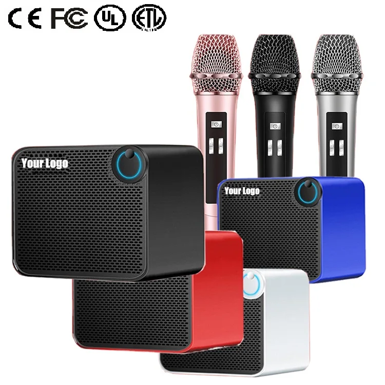 
Portable Mini Ktv Singing Youtuber Microphone Condenser Blutooths Wireless Home Theatre System 