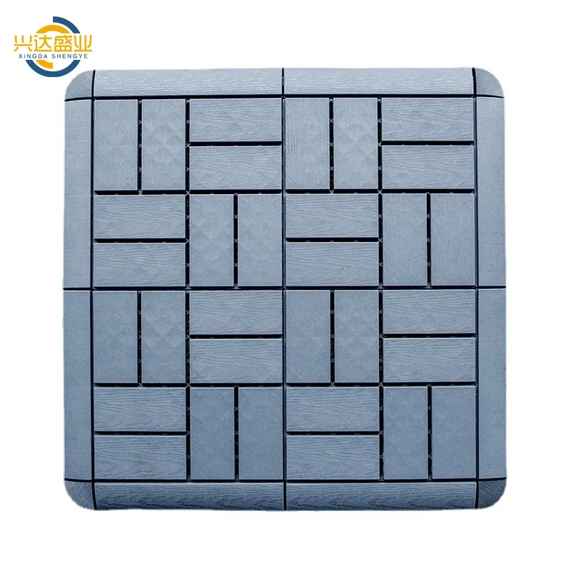 Removable Interlocking Plastic Deck Tiles for Garden Patio Outdoor Decking