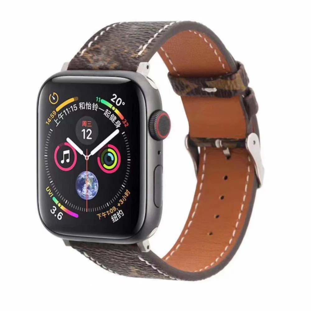  Ремешок из ПУ кожи для Apple watch series 6 5 38 мм 40 42