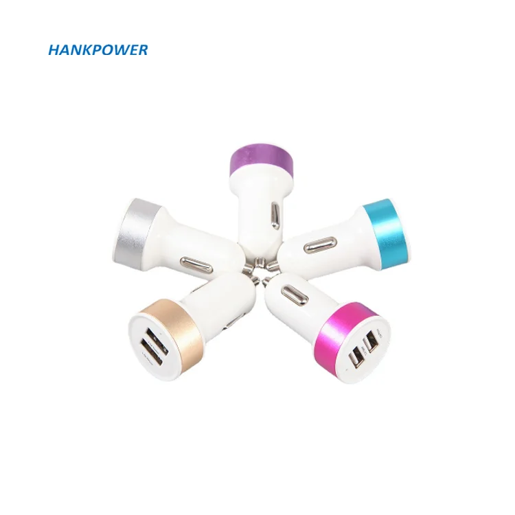 Mobile Accessories 2 USB Battery Charger Powered 2.1 Amp Double Car Charger USB