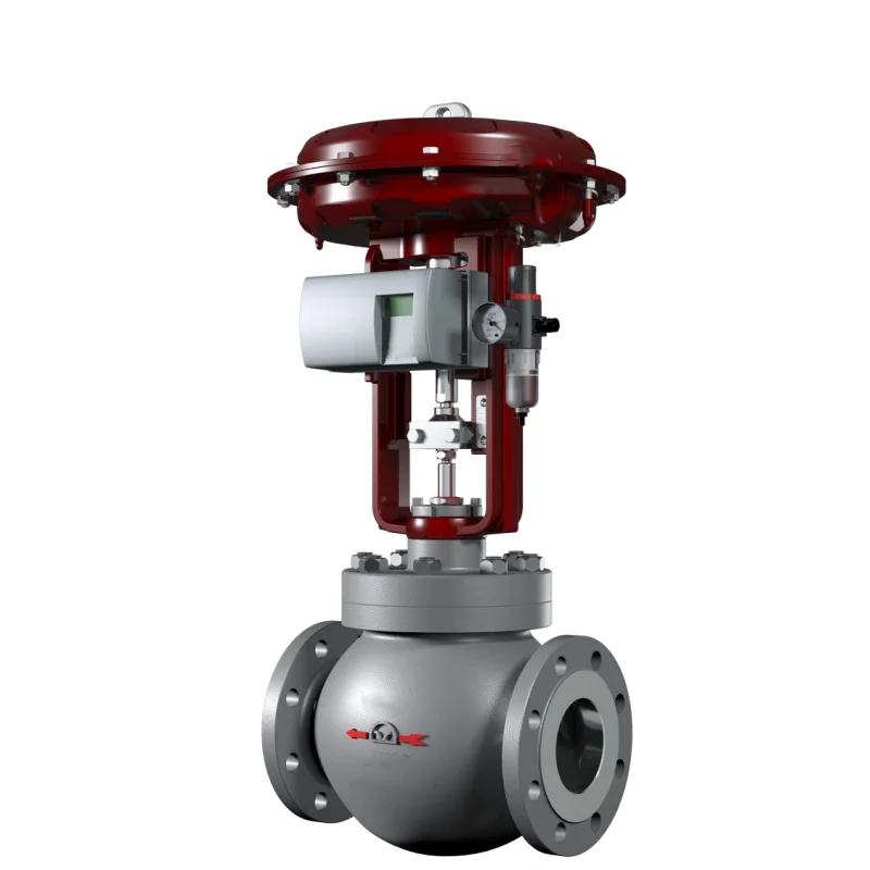 Single-seated Flow Diaphragm Control Modulating Valve Steam Pressure Regulating Pneumatic Globe Valve
