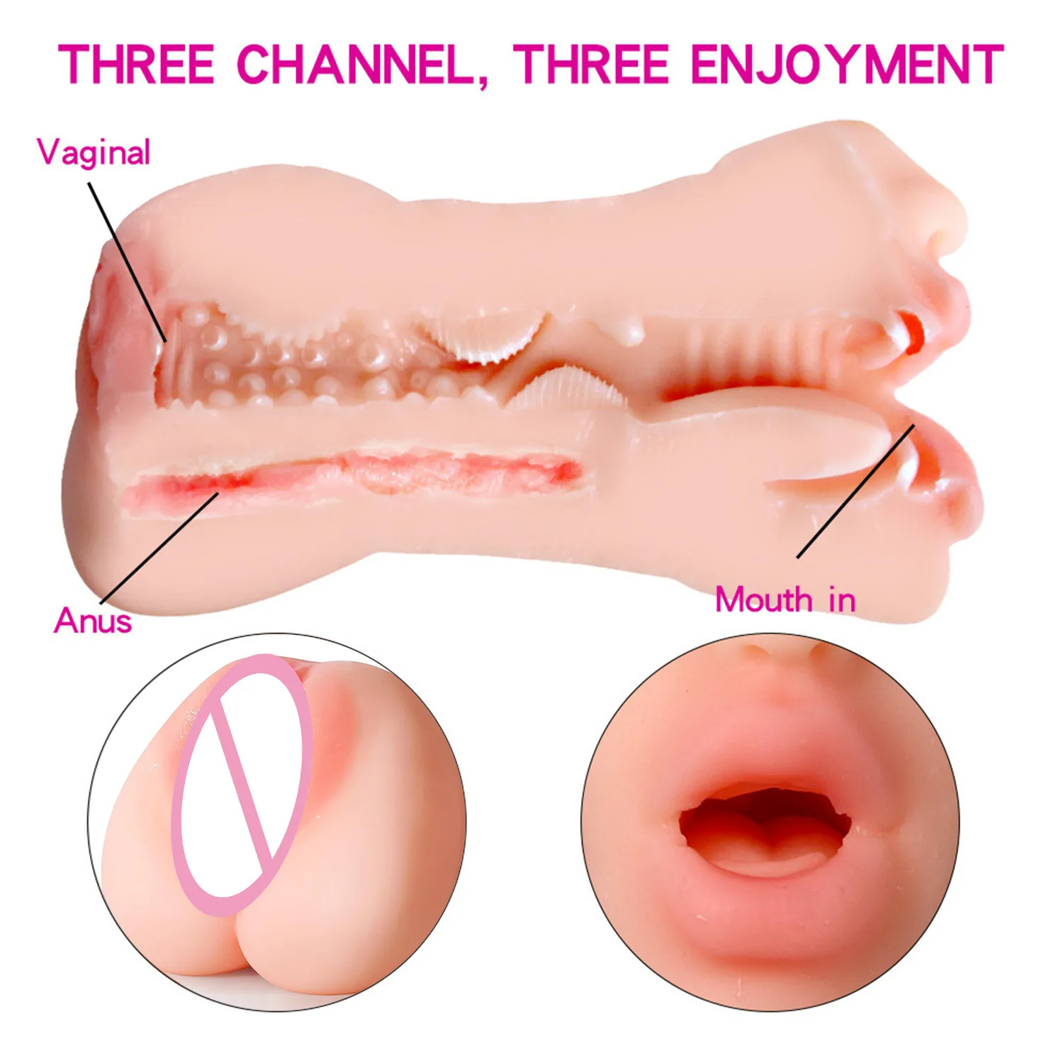 Newest Design Pocket Pussie Artificial Pussy Pussy Sex Toys For Men