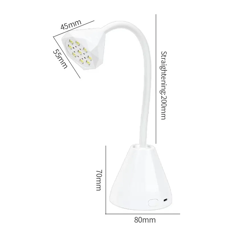 Самая популярная профессиональная Светодиодная лампа для ногтей, 27 Вт, портативная УФ-лампа, светодиодная Сушилка для ногтей с УФ-излучением, профессиональная