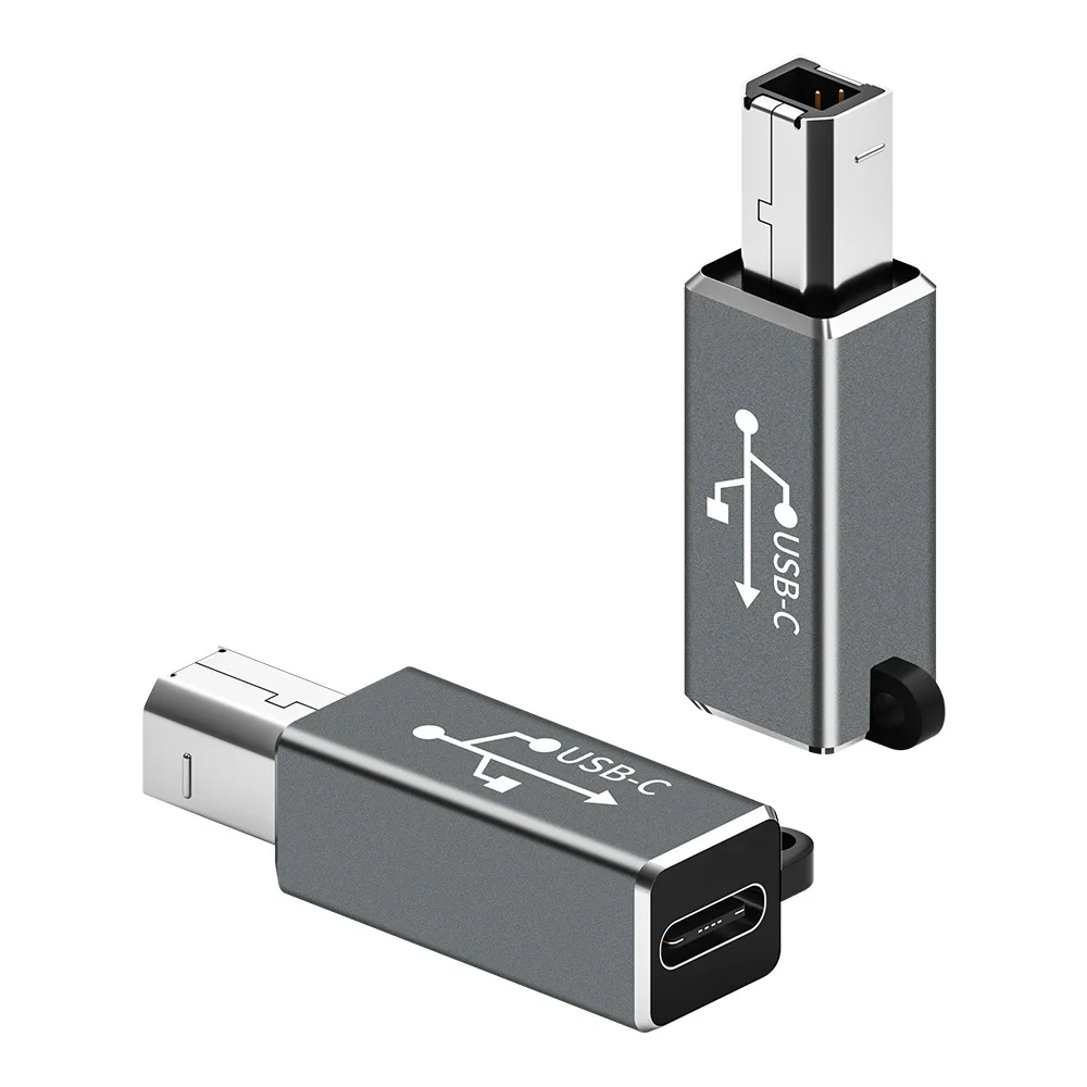 Amazon Hot Aluminum Alloy Adapter Type C To USB Midi Interface Cord Adapter USB C Female To MIDI Male Connector Adapter For Elec