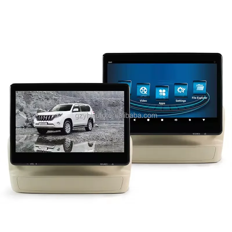 car lcd monitor 11.6 inch car rear seat TV IPS Touch Screen Android Car DVD Player LC200 LC300 2024 screen Headrest Monitor