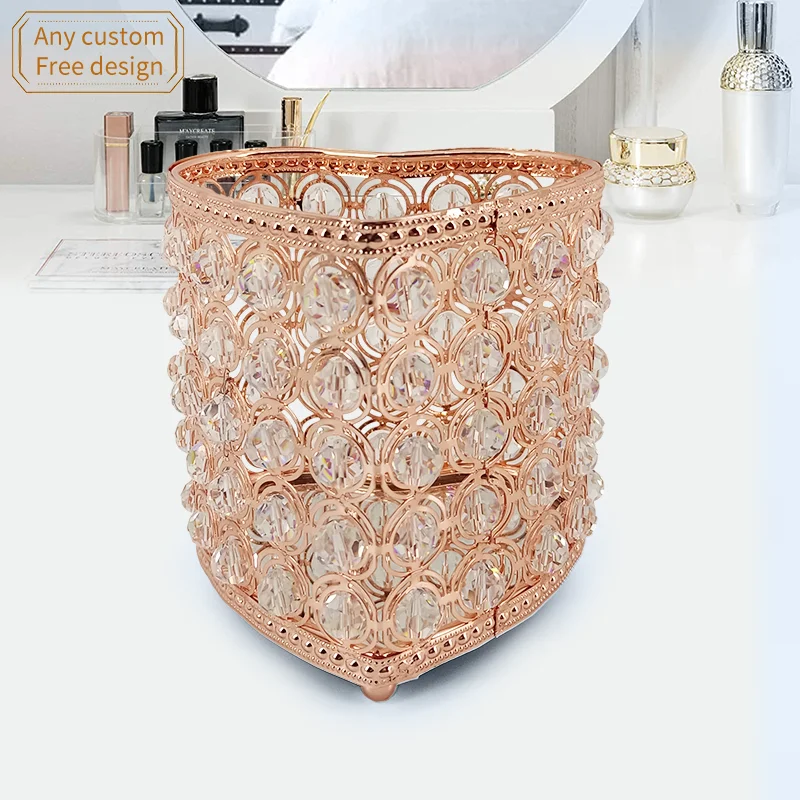 Popular Design Makeup Brush Tooth Holders Make Up Carbon Office Accessories Toilet Pen Stand