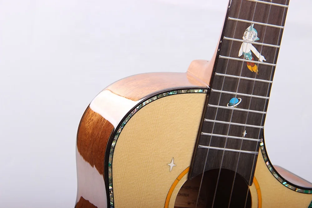 UK-SD5-26  Wholesale Chihiro 26 Inch Spruce Ukulele Musical Instruments Guitar China Guangzhou Manufacturer