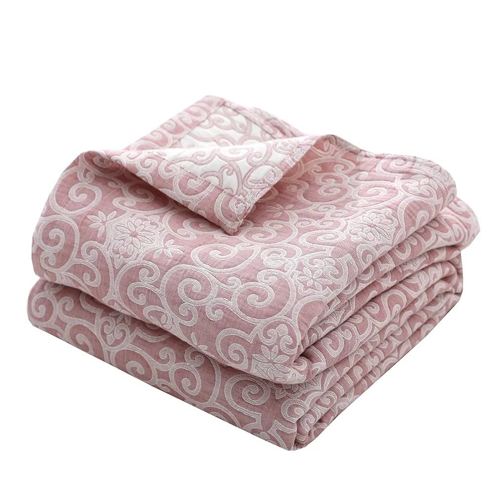 Custom 100% cotton jacquard blanket for your home custom jacquard pattern