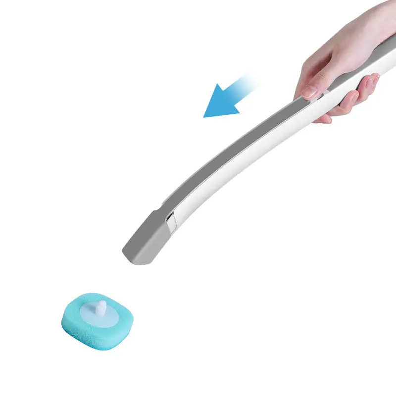 Disposable toilet brush Bathroom Toilet Silicone Brush Toilet Silicone Brush Set with sponge