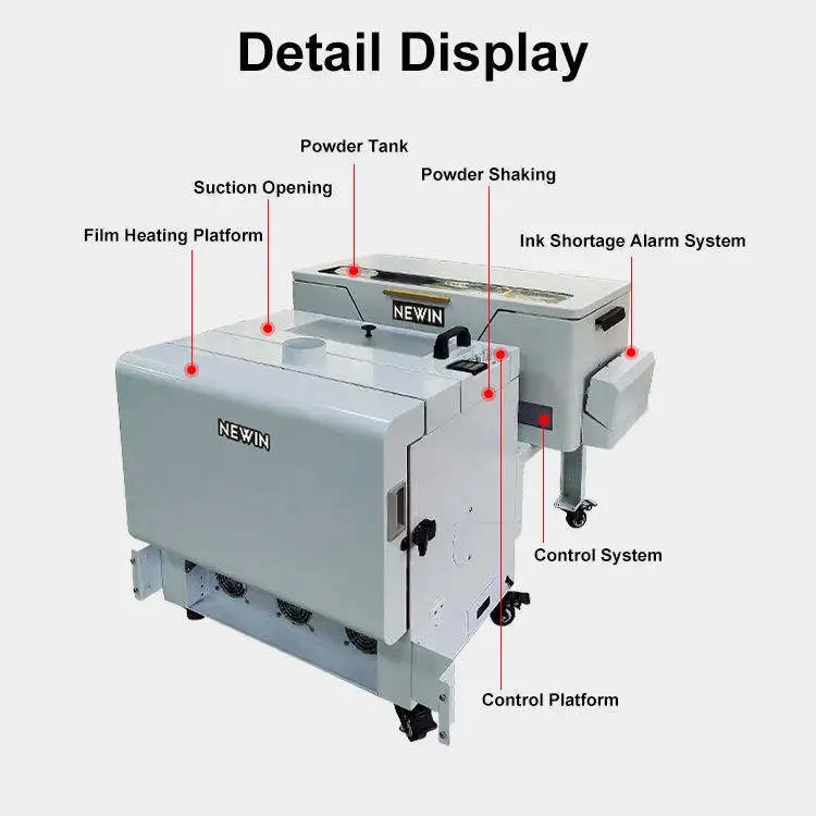 30cm XP600 Single Head DTF Printer Printing Machine A3 with Powder Shaker