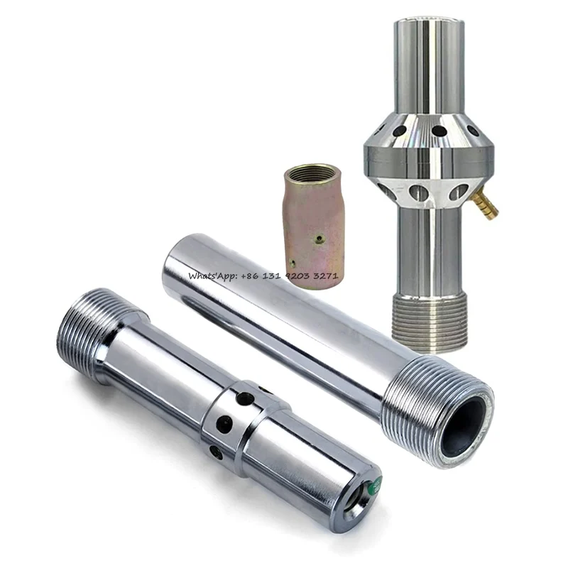 Sandblasting Spray Gun Nozzle 6mm/8mm/10mm/12mm High Pressure Dustless Water Sandblast Gun Double Air-inlet Venturi Nozzle